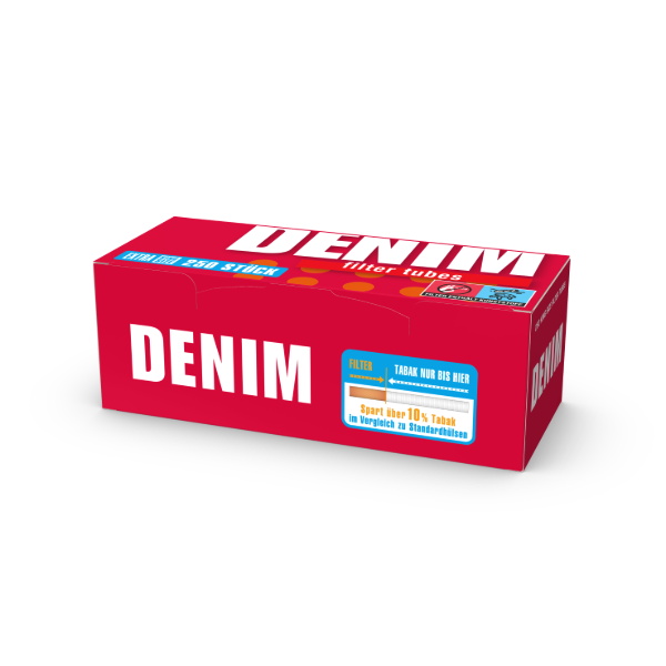 Denim Hülsen 4 x 250 Filterhülsen Denim Hülsen 4 x 250 Filterhülsen